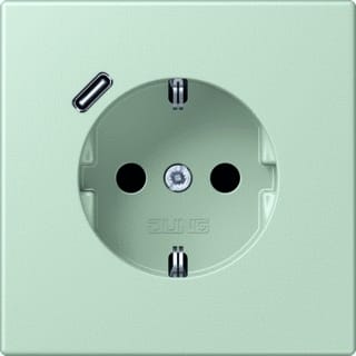 Jung - LS RANGE Wandcontactdoos (WCD schakelmat.) Wcd Ra+Lad C S+ Lc32042