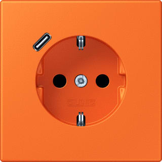 Jung - LS RANGE Wandcontactdoos (WCD schakelmat.) wcd ra+lad c s+ lc32081