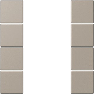 Jung - LS RANGE Bed.element / centr.pl. schakelmat. Knx Afd F50 4V Lc32142