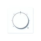 Jung - LS RANGE Bed.element / centr.pl. schakelmat. Thermstafd Ls Slv Awit