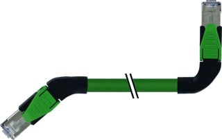 MURR - Patchkabel twisted pair v industrie 45/90 pur 1x4xawg22 3m