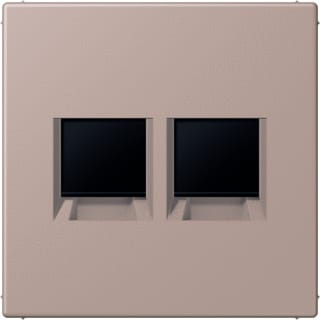 Jung - LS RANGE Inzetplaat schakelmateriaal Afd 2V Amp Lc32131