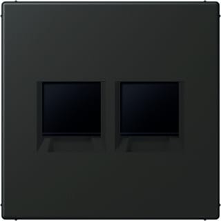Jung - LS RANGE Inzetplaat schakelmateriaal Afd 2V Amp Lc32140