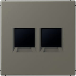 Jung - LS RANGE Inzetplaat schakelmateriaal Afd 2V Amp Lc32141