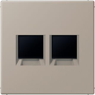 Jung - LS RANGE Inzetplaat schakelmateriaal Afd 2V Amp Lc32142