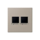 Jung - LS RANGE Inzetplaat schakelmateriaal Afd 2V Amp Lc32142