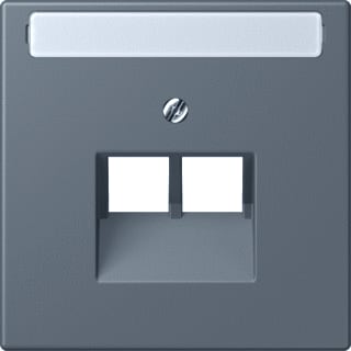 Jung - LS RANGE Inzetplaat schakelmateriaal afd 2v tekstv uae lc32011