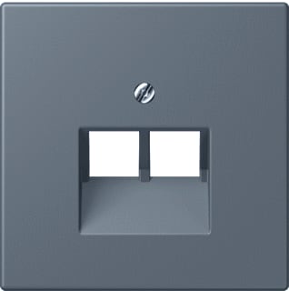 Jung - LS RANGE Inzetplaat schakelmateriaal afd 2voudig uae lc32011