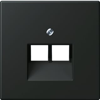 Jung - LS RANGE Inzetplaat schakelmateriaal afd 2voudig uae lc32140