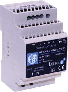 Erea - Gelijkstroomvoedingseenheid voed dr-sps-m-60w12v/bte