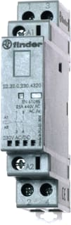 Finder - 22 Met LED Installatiehulpschakelaar modulair 22.32.0.048.4320