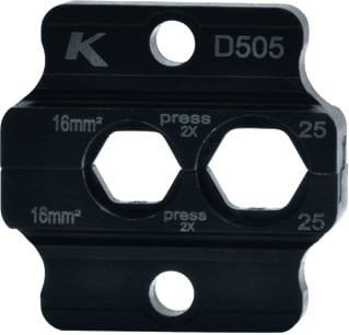 Klauke - Persinzetstuk voor perstang kabels D 505