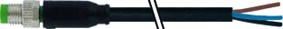 MURR - Sensor/actorkabel met connector M8 4X0,25 Zw 7M