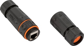 Conex - Conn. v insteekbare gebouwinstall. IP68 CAT6A KMOF RJ45