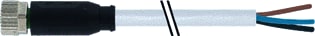MURR - Sensor/actorkabel met connector m8 fem 4x0,34 gr 30m