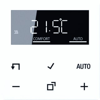 Jung - A RANGE Ruimteklokthermostaat Home Thermdispl A500 Awit