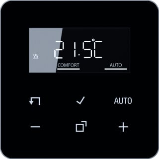 Jung - CD RANGE Ruimteklokthermostaat home thermstdispl cd zw