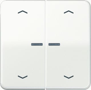 Jung - CD RANGE Intelligent bedieningselement home cd 2v wit pl