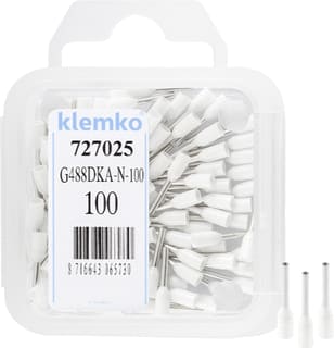 Klemko - DIN Adereindhuls 727025 Ds100