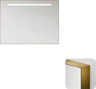 Looox - Spiegel spiegel spmetbr800600b
