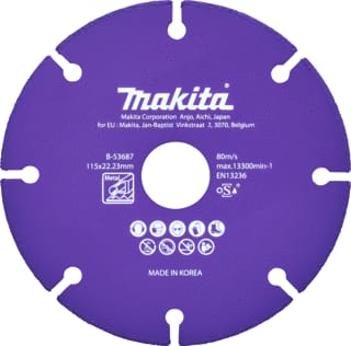 Makita - Slijpschijf Drslpsch Stl115X22,23X1,3