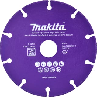 Makita - Slijpschijf Drslpsch Stl125X22,23X1,3