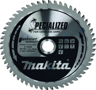 Makita - Cirkelzaagblad Afkrt/Crklzgbl Alu E16760