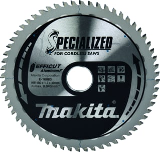 Makita - Cirkelzaagblad Afkrt/Crklzgbl Alu E16863