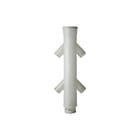 Ubbink - Rolux Cascade Enkelw. rookgashulpstuk 3 aansl. Cas Col Pp 200-4X110