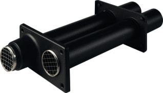 Ubbink - Rolux Rookgasmuurdoorvoer Muurdv Hr Pp 80-80 600 Zw