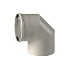 Ubbink - Ubifit Push-Fit Concentr. RGA/LTV hulpstuk 2 aansl. Bocht 87Gr Pp/Metl 100/150