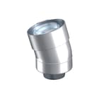 Ubbink - Ubifit Concentr. RGA/LTV hulpstuk 2 aansl. Bocht 15Gr Pp/Ks 60/100 Wt
