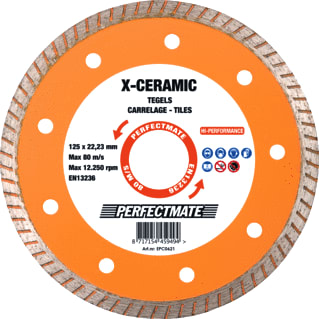 Perfectmate - Slijpschijf Diamantzg X-Ceramic 125Mm