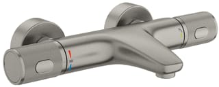 Grohe - Grohtherm 1000 Performance Badmengkraan (opbouw) 1000 Perf Th.Bad M/K Rvs