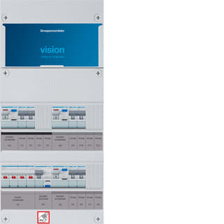Hager - VISION Groepenkast, geassembleerd Vkg222F63-R