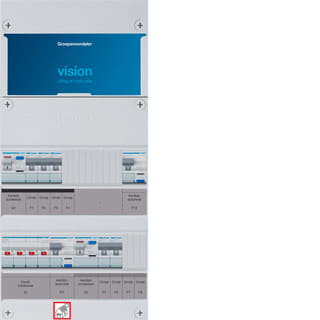 Hager - VISION Groepenkast, geassembleerd vkg320f63-ar