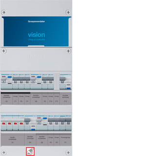 Hager - VISION Groepenkast, geassembleerd  vkg322f63-afr