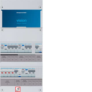 Hager - VISION Groepenkast, geassembleerd  vkg322f63-ar