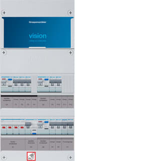 Hager - VISION Groepenkast, geassembleerd  vkg322f63-fr