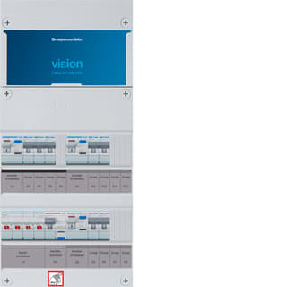 Hager - VISION Groepenkast, geassembleerd  vkg322f63-r