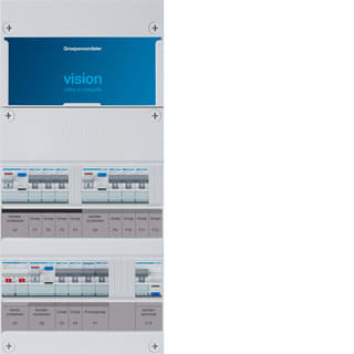 Hager - VISION Groepenkast, geassembleerd vkg323e-af