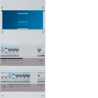 Hager - VISION Groepenkast, geassembleerd  vkg32e-aft