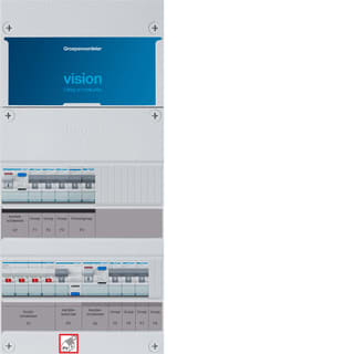 Hager - VISION Groepenkast, geassembleerd  vkg330f63-fr
