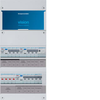 Hager - VISION Groepenkast, geassembleerd vkg333l-ft