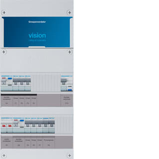 Hager - VISION Groepenkast, geassembleerd vkg33e-af