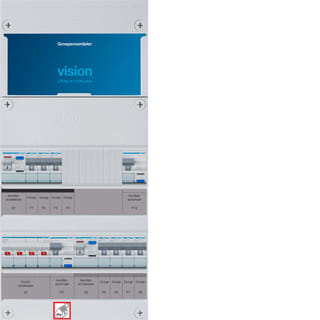 Hager - VISION Groepenkast, geassembleerd vkg340f63-ar