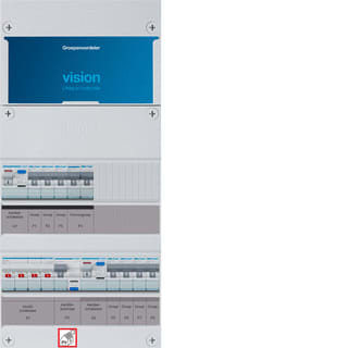 Hager - VISION Groepenkast, geassembleerd vkg340f63-fr