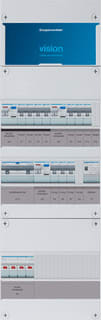 Hager - VISION Groepenkast, geassembleerd vkg433m-bt