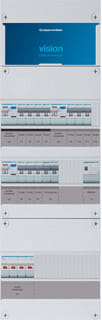 Hager - VISION Groepenkast, geassembleerd vkg433m-ft