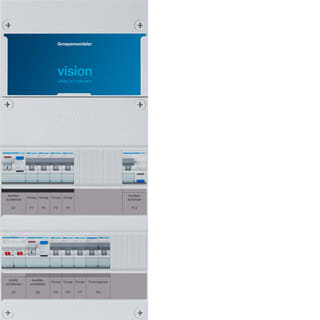 Hager - VISION Groepenkast, geassembleerd vkg43e-af